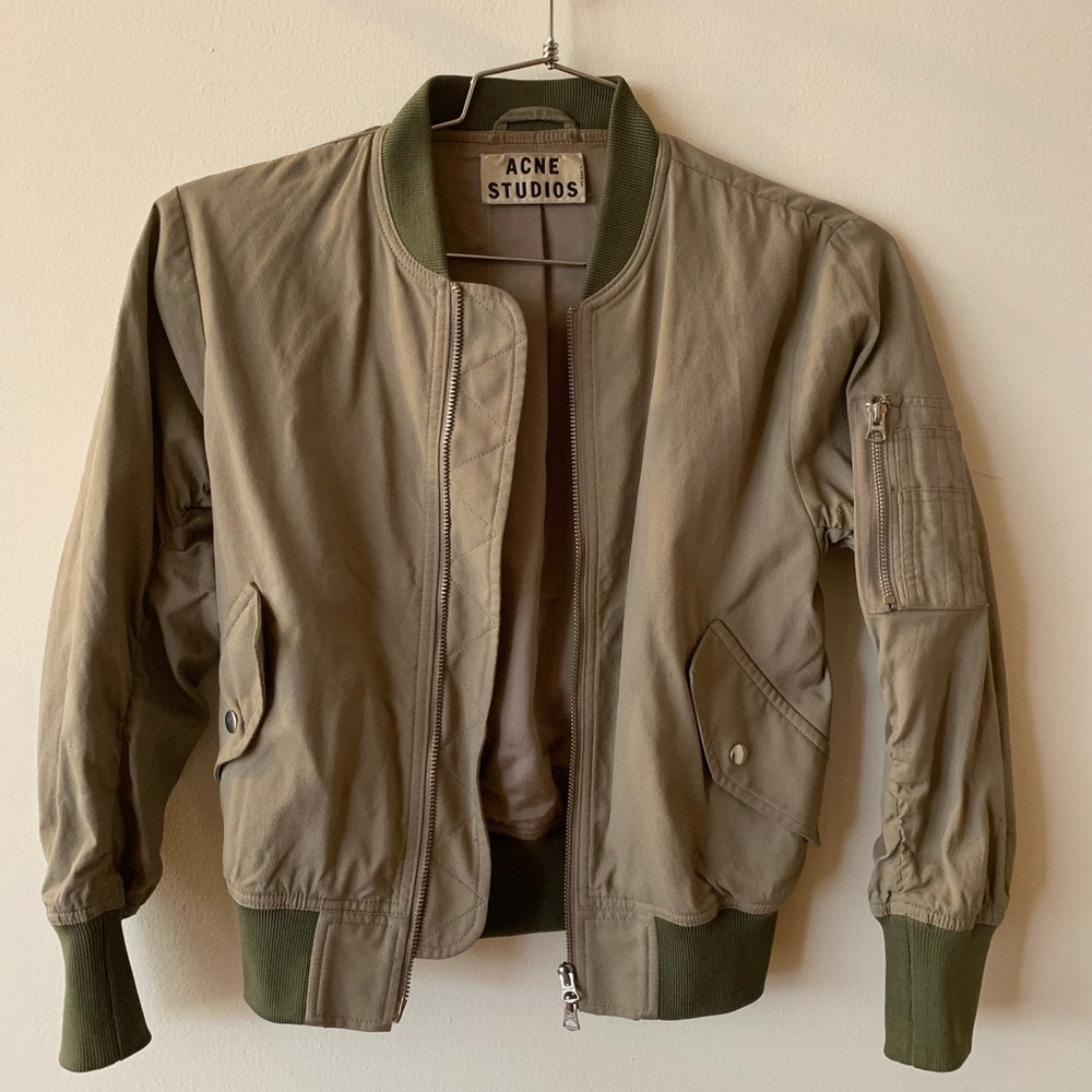 Acne studio bomber jacket.